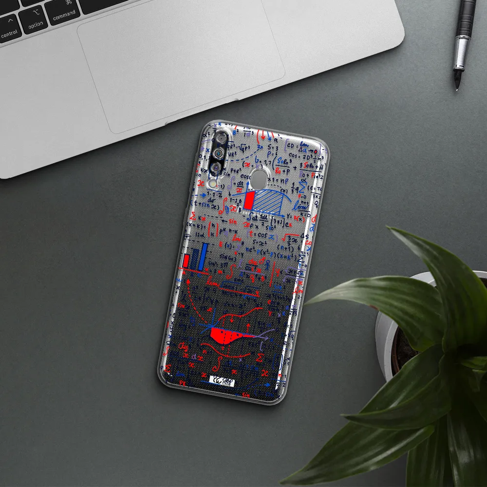 Math Blackboard Samsung M30 Clear TPU Case