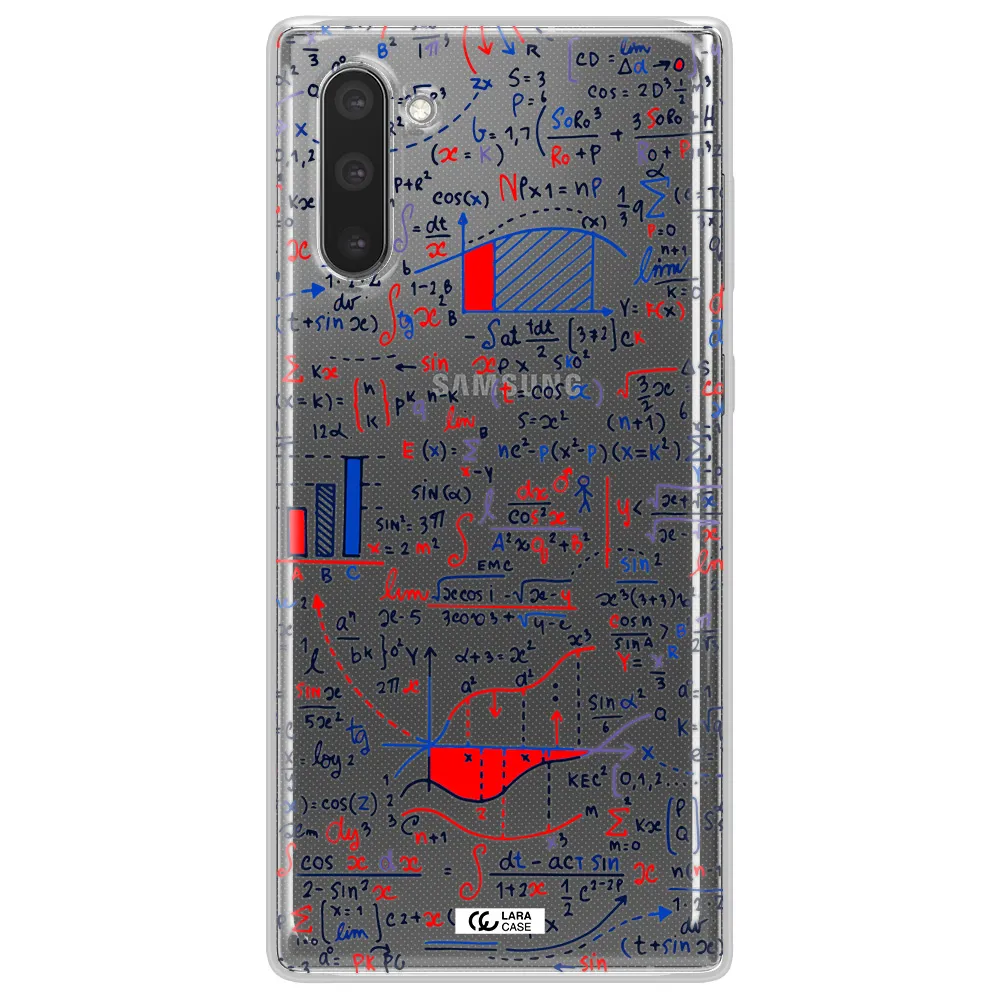 Math Blackboard Samsung Note 10 Clear TPU Case