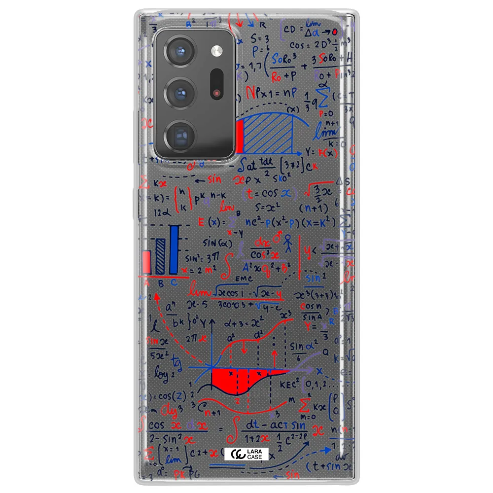 Math Blackboard Samsung Note 20 Ultra Clear TPU Case