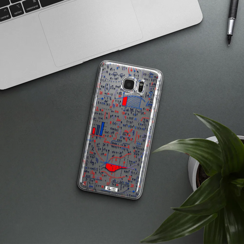Math Blackboard Samsung Note 5 Clear TPU Case