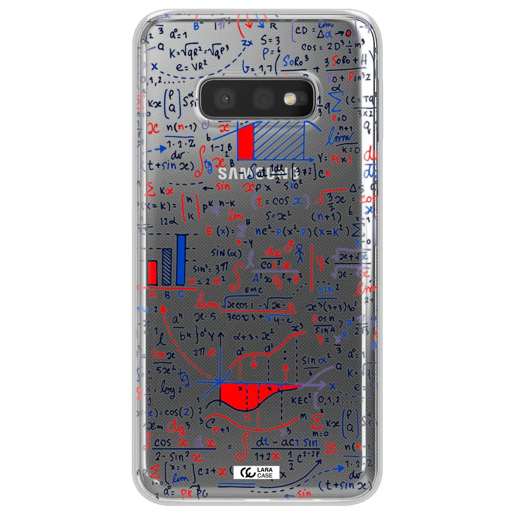Math Blackboard Samsung S10e Clear TPU Case