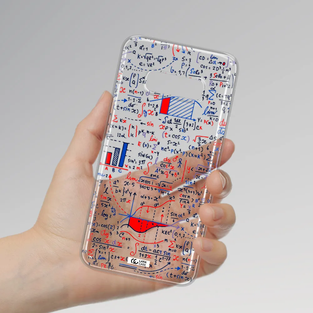 Math Blackboard Samsung S10e Clear TPU Case
