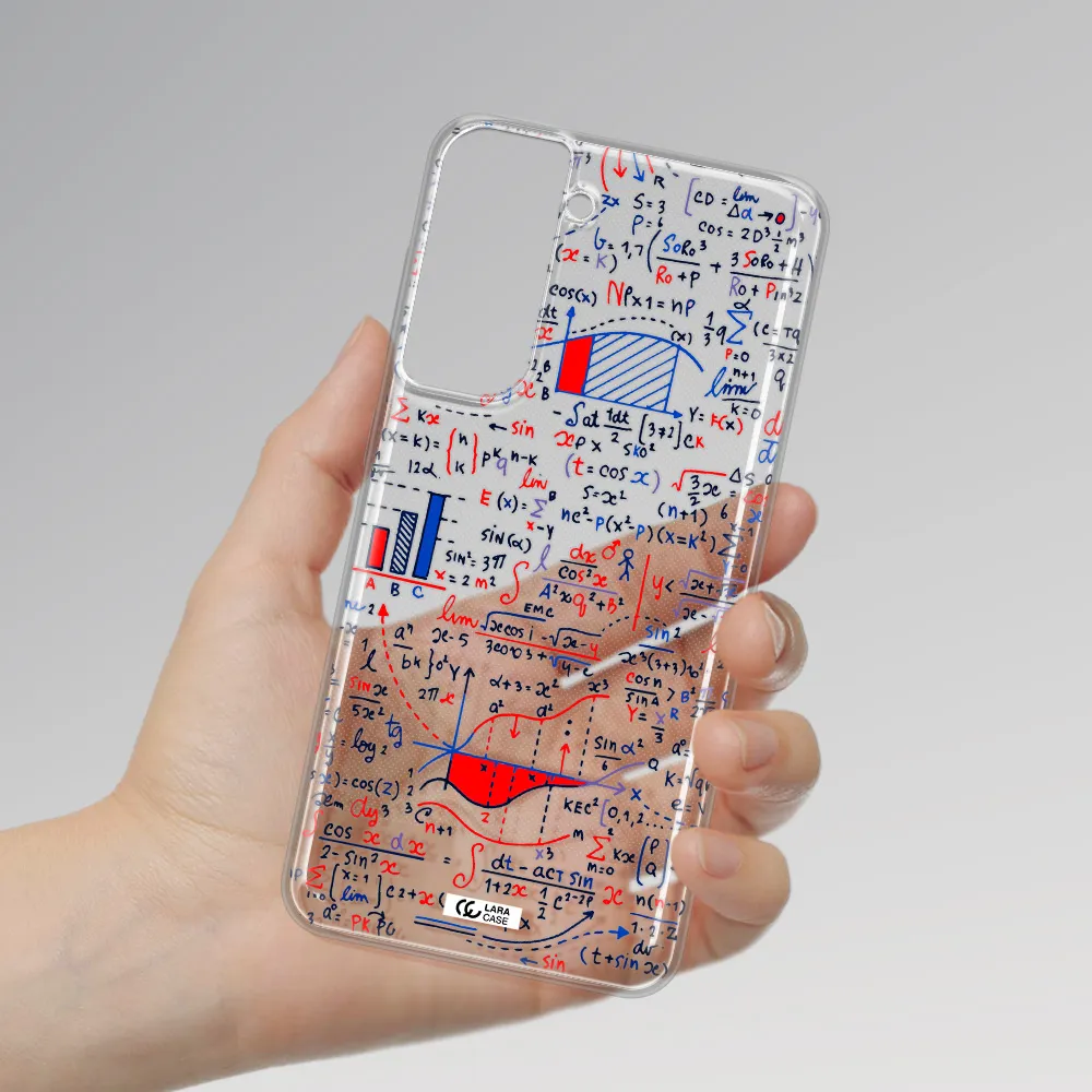 Math Blackboard Samsung S21 Fe Clear Tpu Case
