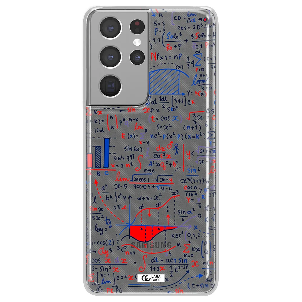Math Blackboard Samsung S21 Ultra Clear TPU Case