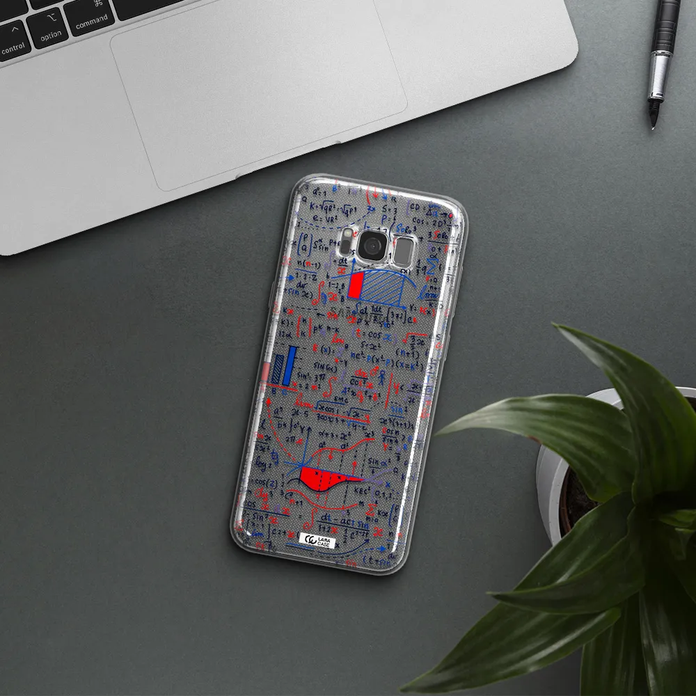 Math Blackboard Samsung S8 Clear TPU Case