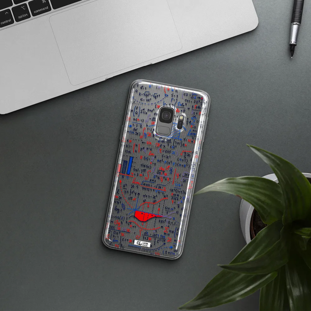 Math Blackboard Samsung S9 Clear TPU Case