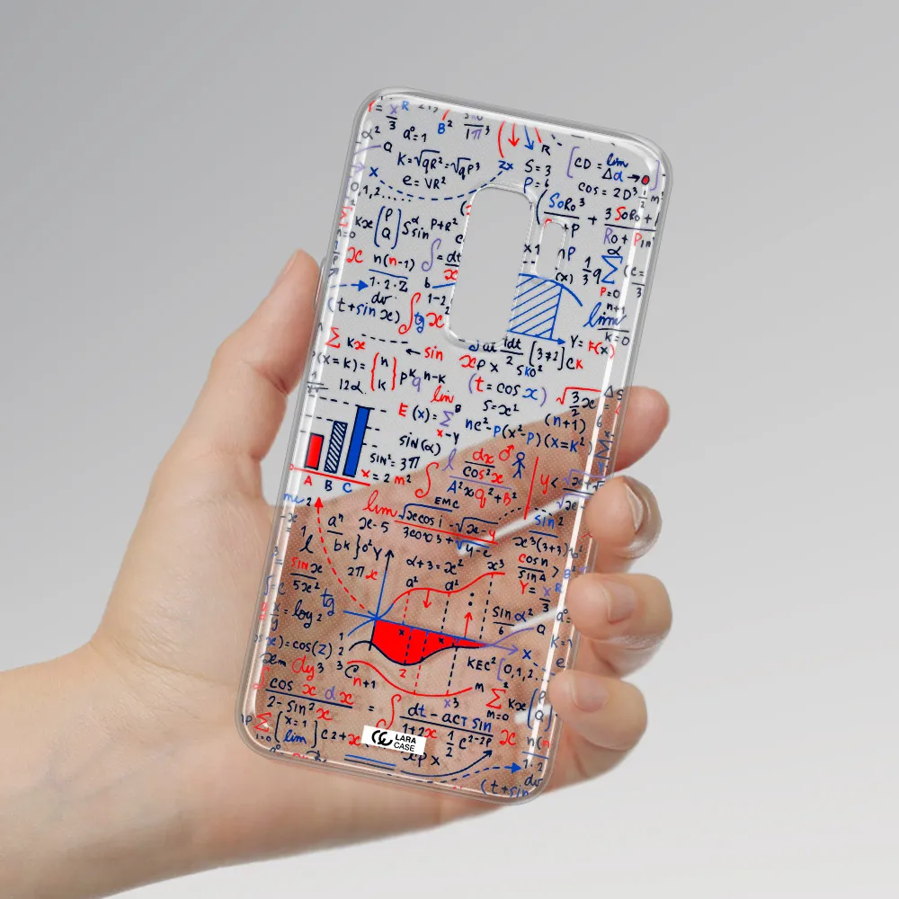 Math Blackboard Samsung S9 Plus Clear TPU Case