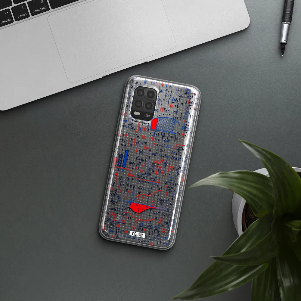 Math Blackboard Xiaomi Mi 10 Lite Clear TPU Case