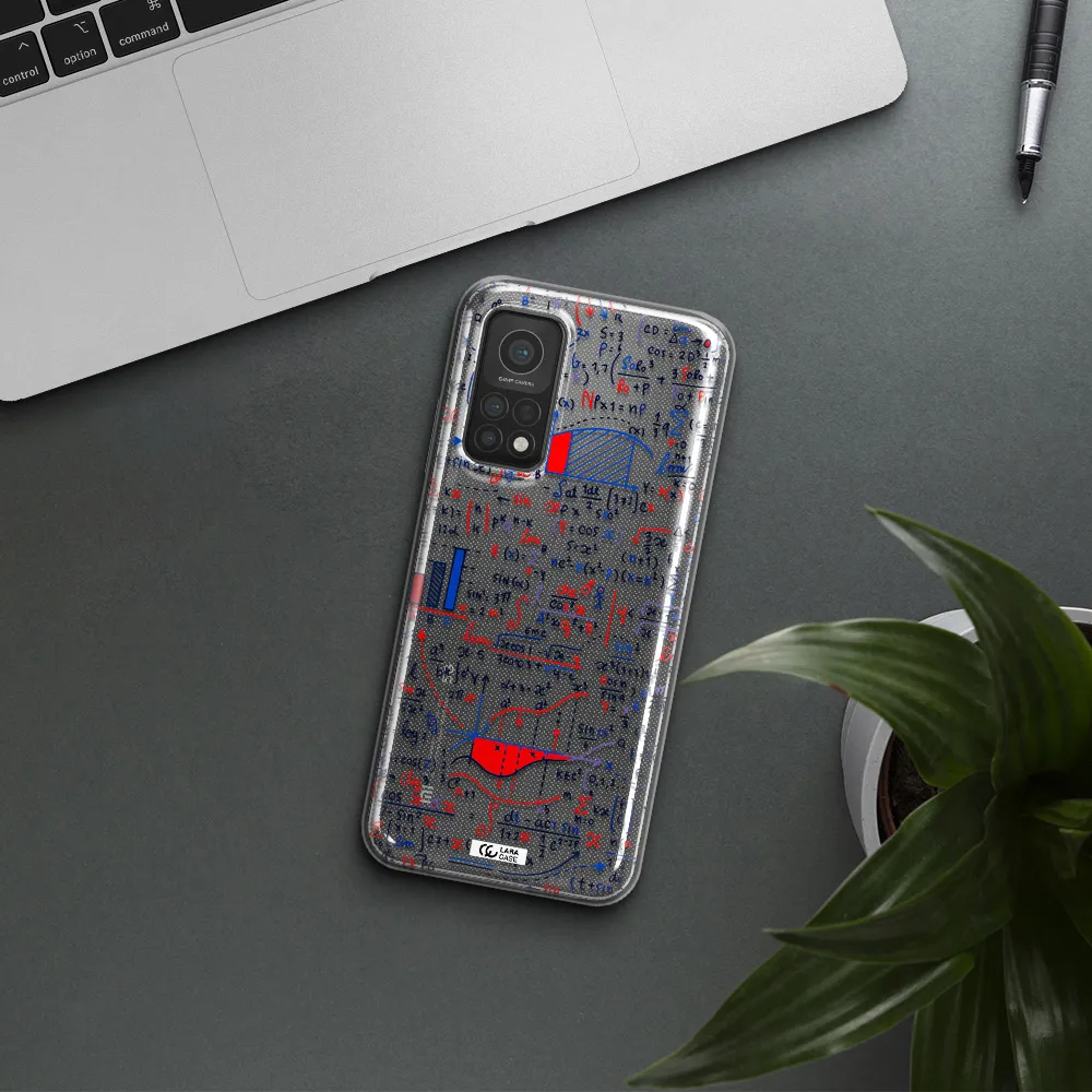 Math Blackboard Xiaomi Mi 10T Clear TPU Case