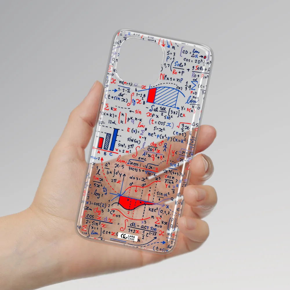 Math Blackboard Xiaomi Mi 11 Lite Clear TPU Case