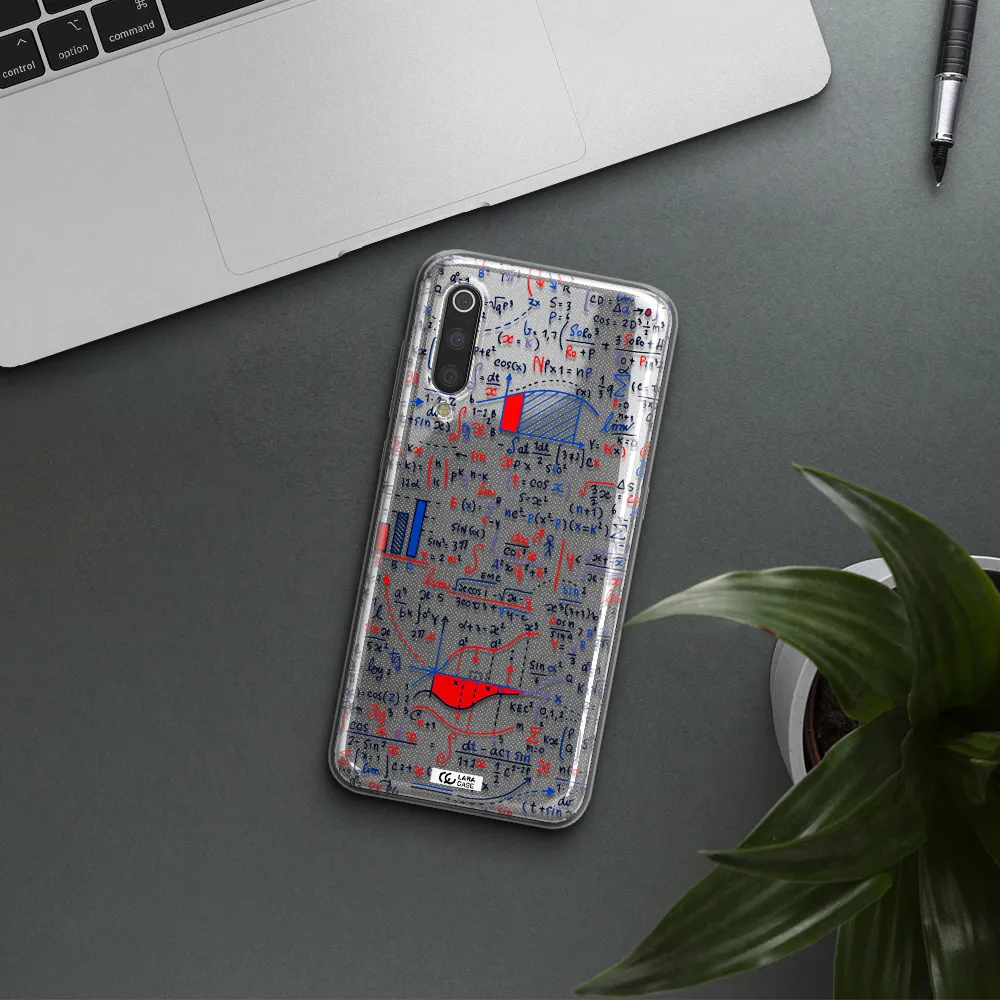 Math Blackboard Xiaomi Mi 9 Clear TPU Case