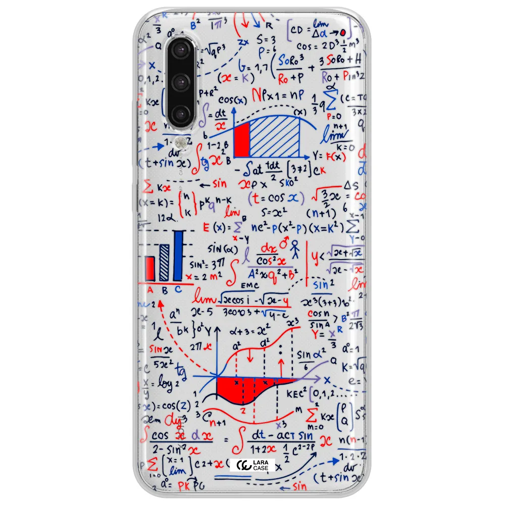 Math Blackboard Xiaomi Mi 9 Lite Clear Tpu Case