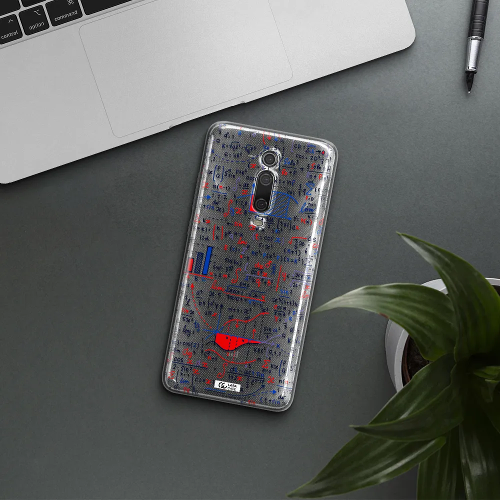 Math Blackboard Xiaomi Mi 9T Clear TPU Case