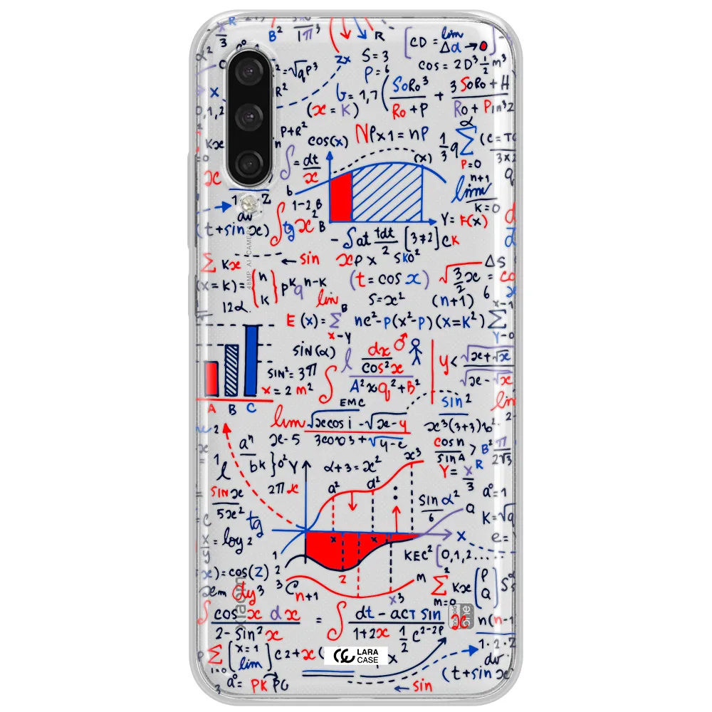 Math Blackboard Xiaomi Mi A3 Clear Tpu Case