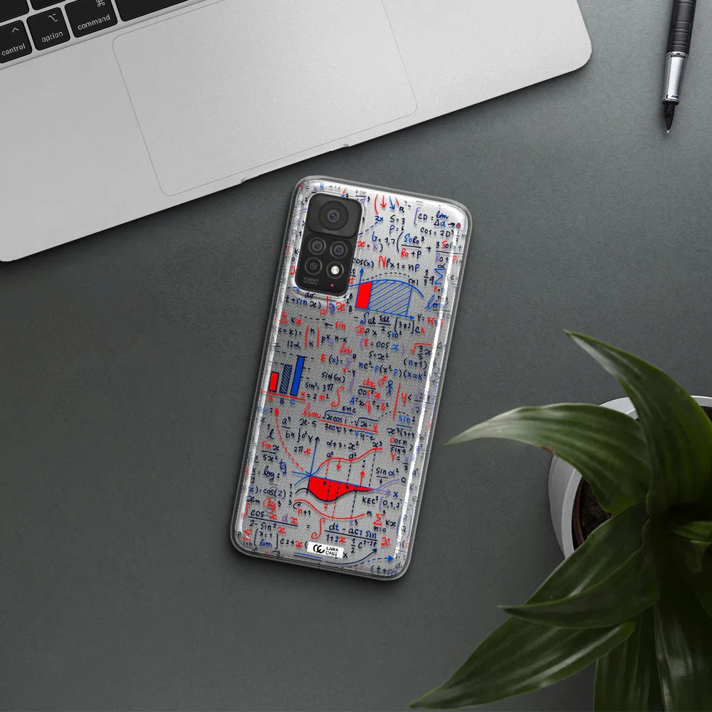 Math Blackboard Xiaomi Note 11 Pro Clear TPU Case