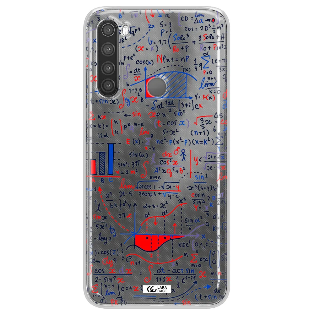 Math Blackboard Xiaomi Note 8 Clear TPU Case