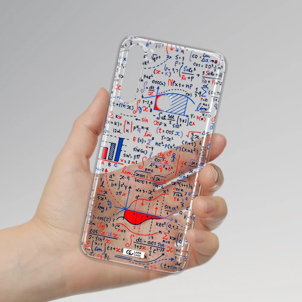 Math Blackboard Xiaomi Note 8 Clear TPU Case