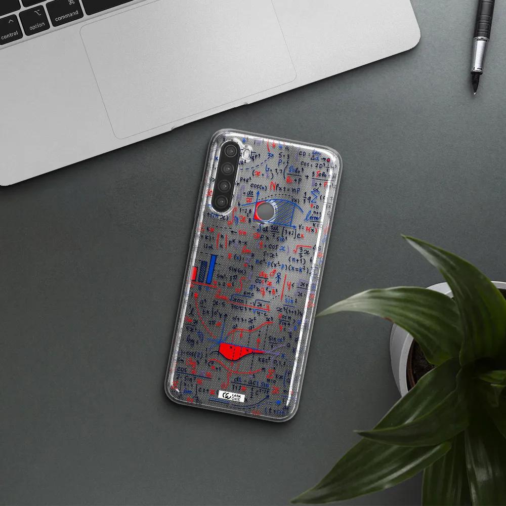 Math Blackboard Xiaomi Note 8 Clear TPU Case