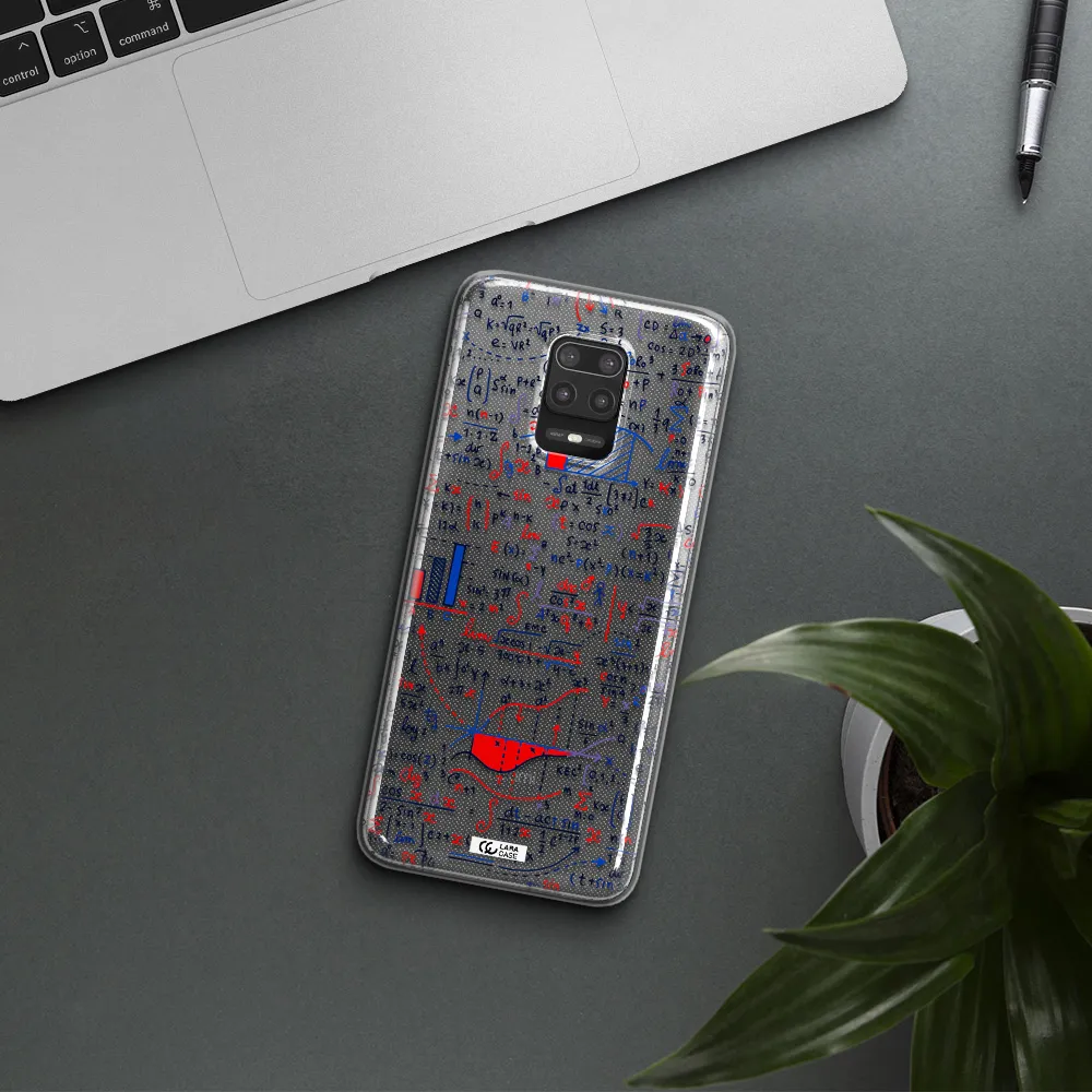 Math Blackboard Xiaomi Note 9S Clear TPU Case