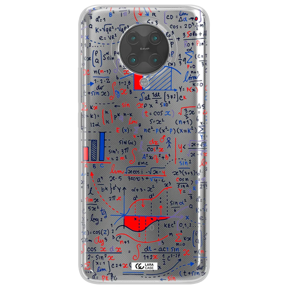 Math Blackboard Xiaomi Poco F2 Pro Clear TPU Case