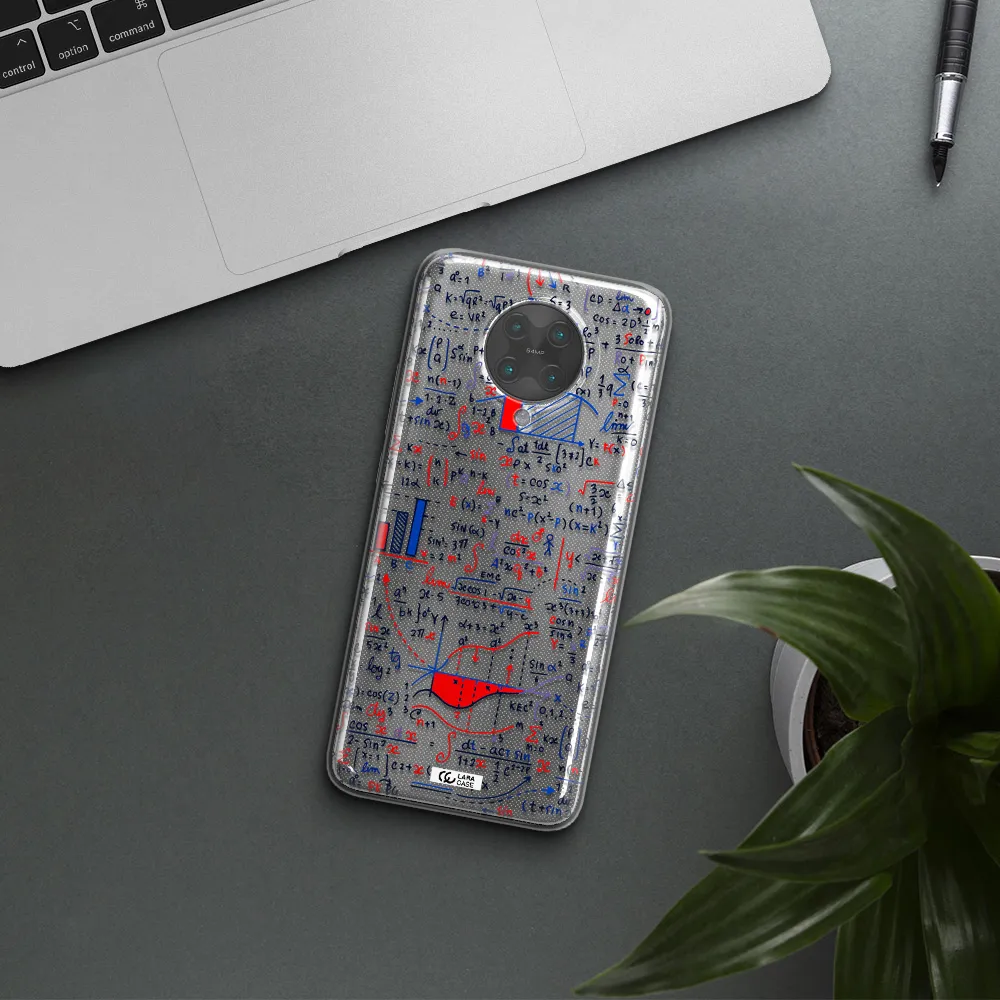 Math Blackboard Xiaomi Poco F2 Pro Clear TPU Case