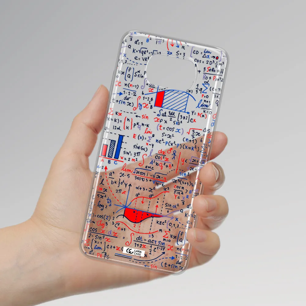 Math Blackboard Xiaomi Poco X3 Clear TPU Case