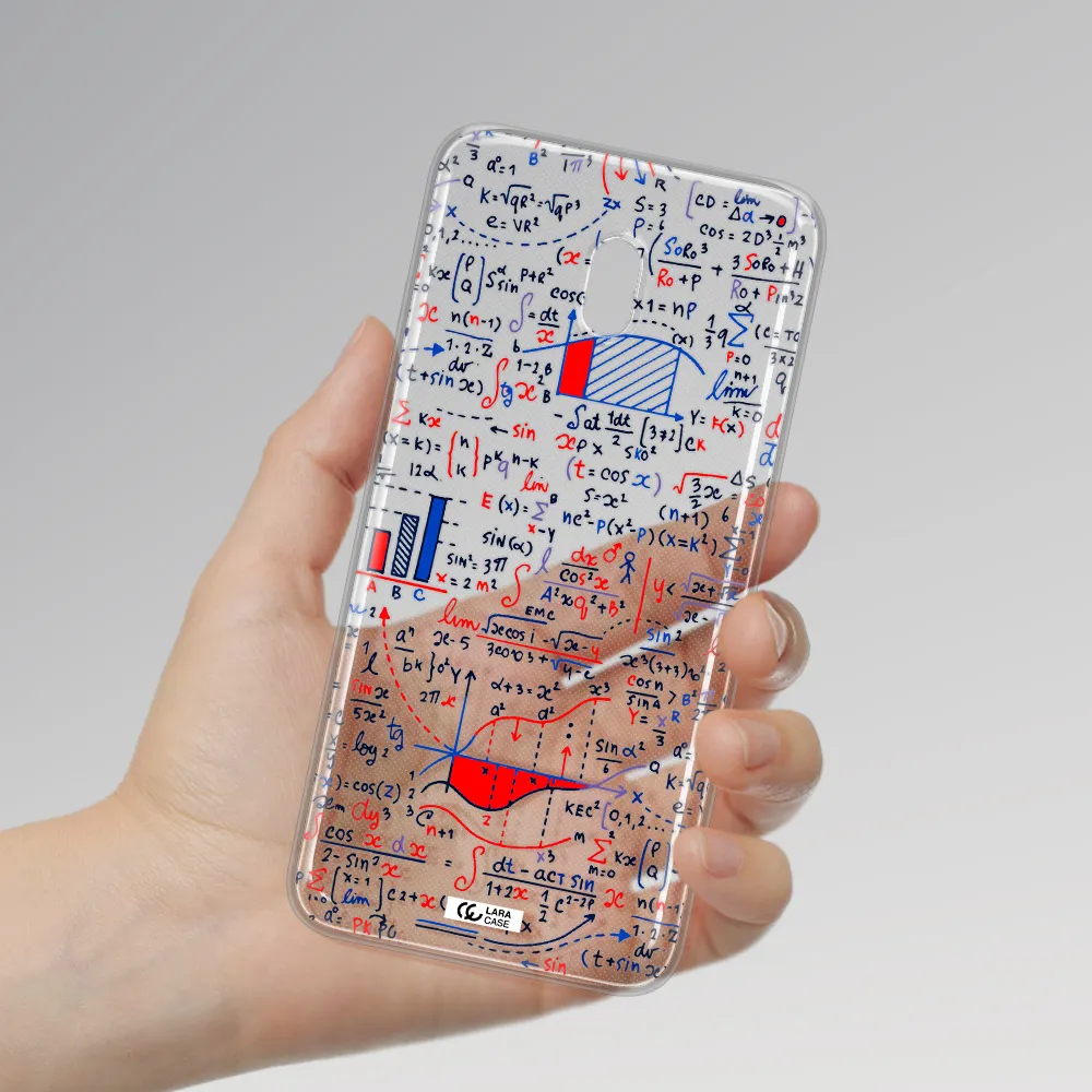Math Blackboard Xiaomi Redmi 8A Clear TPU Case