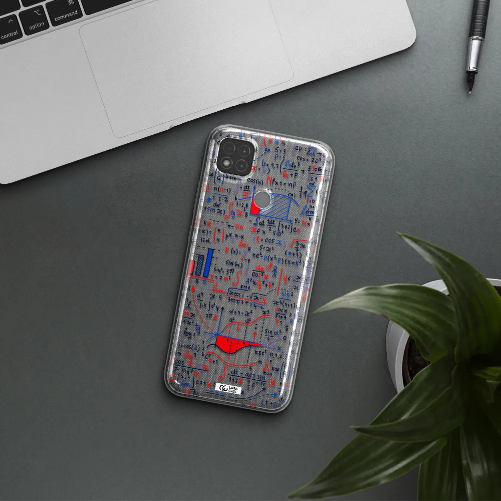 Math Blackboard Xiaomi Redmi 9C Clear TPU Case