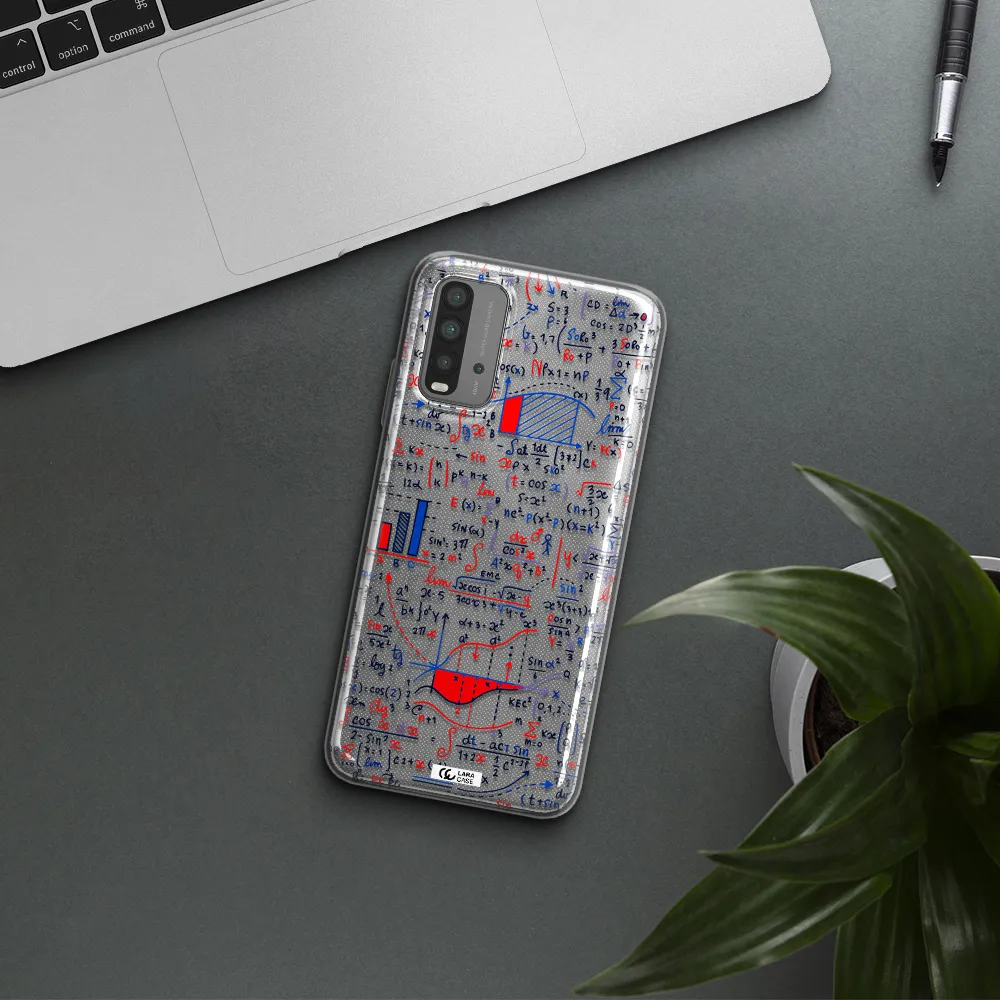 Math Blackboard Xiaomi Redmi 9T Clear TPU Case