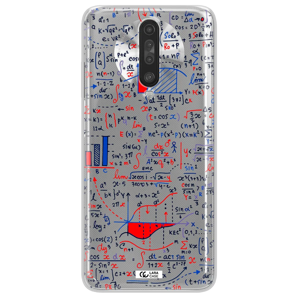 Math Blackboard Xiaomi Redmi K30 Clear TPU Case