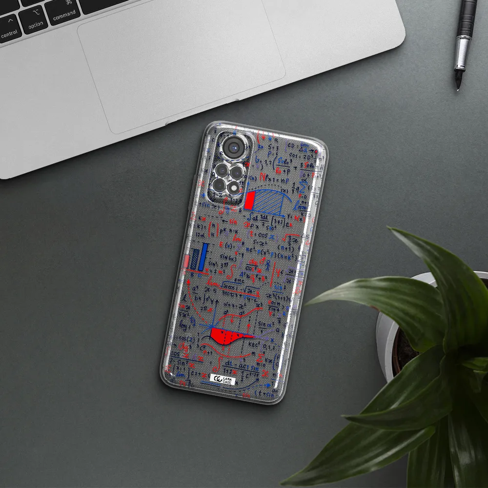 Math Blackboard Xiaomi Redmi Note 11S Clear Tpu Case