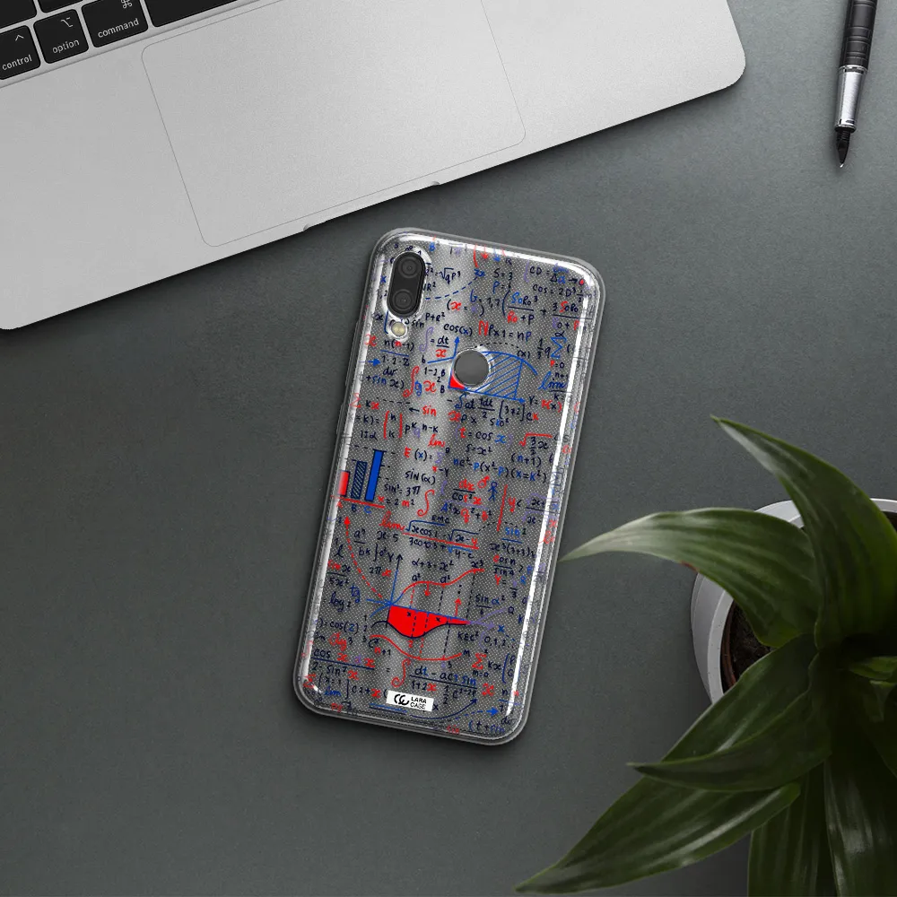 Math Blackboard Xiaomi Redmi Note 7 Clear TPU Case