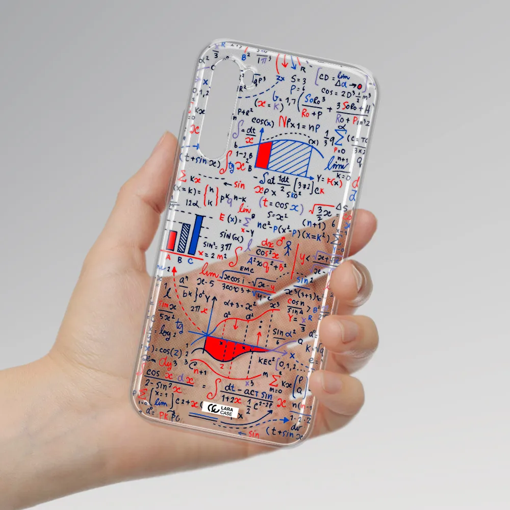 Math Blackboard Xiaomi Redmi Note 8T Clear Tpu Case