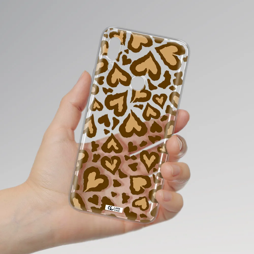Heart Leopard Huawei P Smart Z Clear TPU Case
