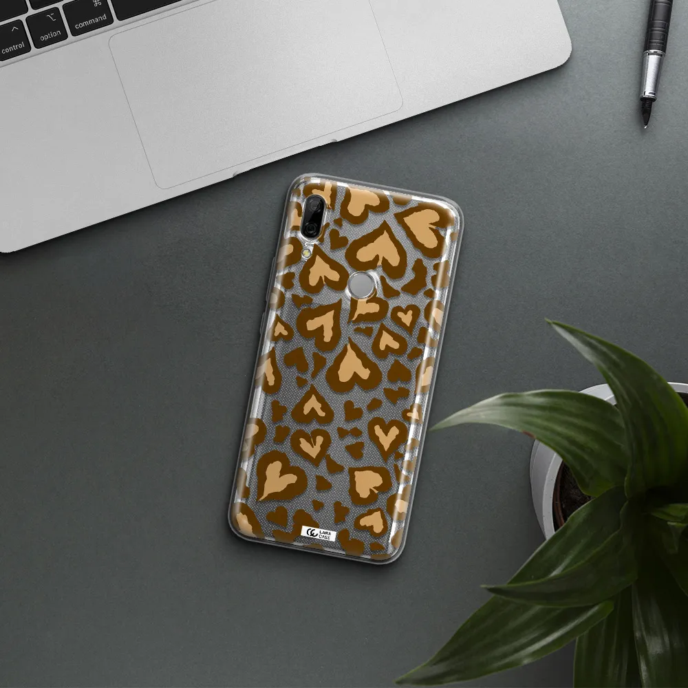 Heart Leopard Huawei P Smart Z Clear TPU Case