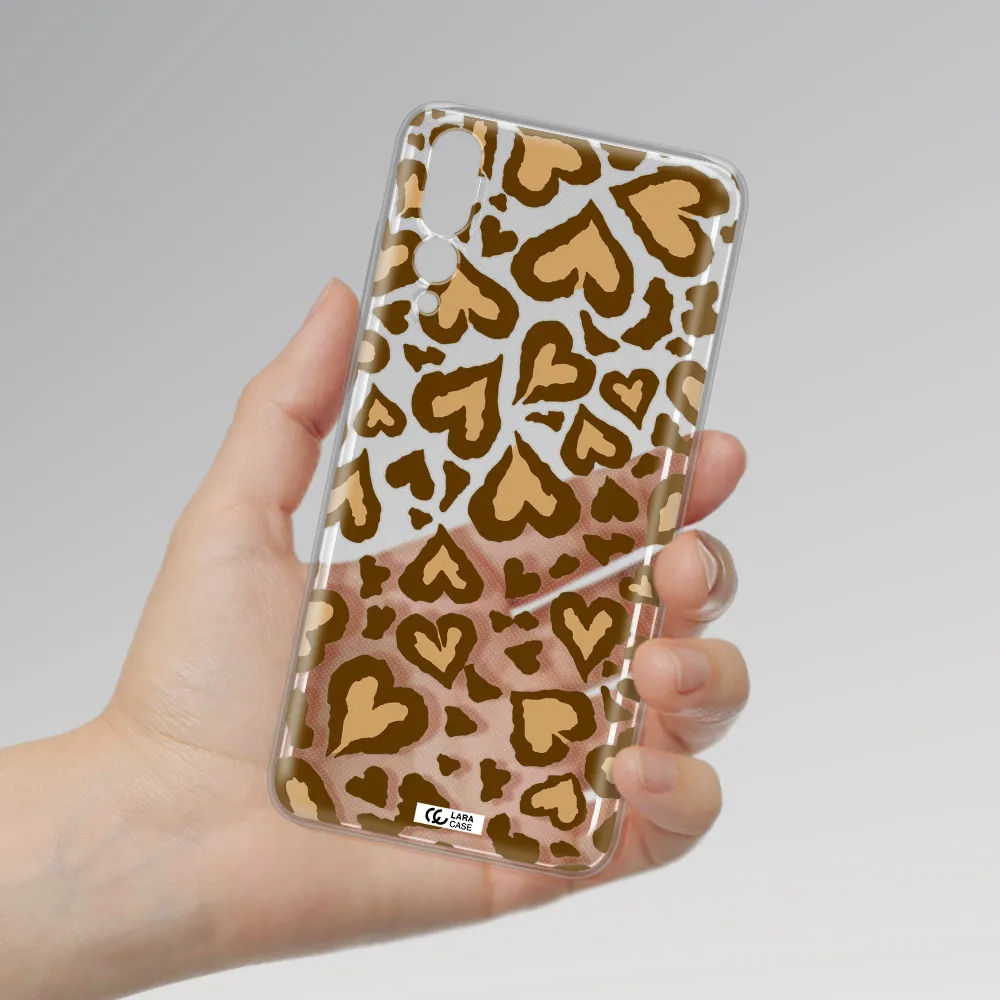Heart Leopard Huawei P20 Pro Clear TPU Case