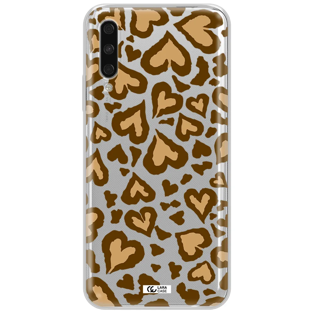 Heart Leopard Huawei Y9S Clear Tpu Case