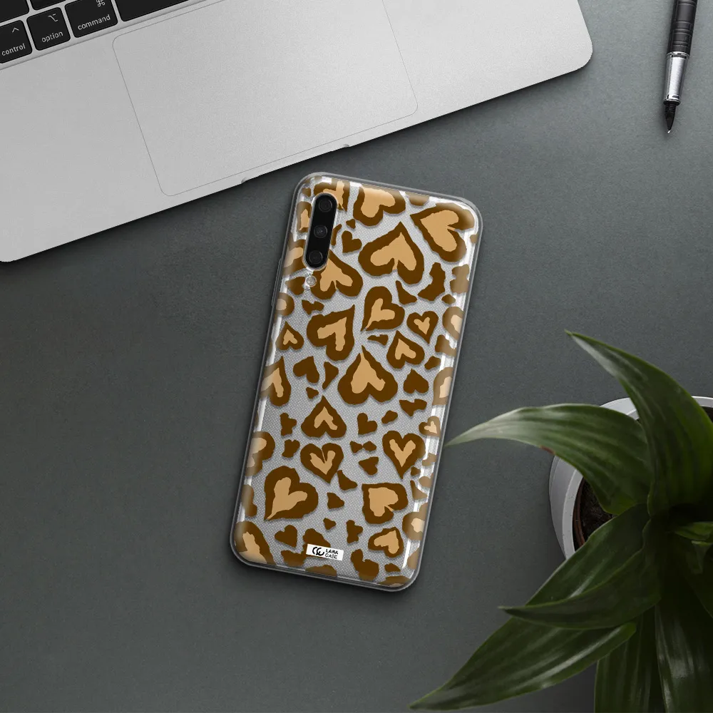 Heart Leopard Huawei Y9S Clear Tpu Case