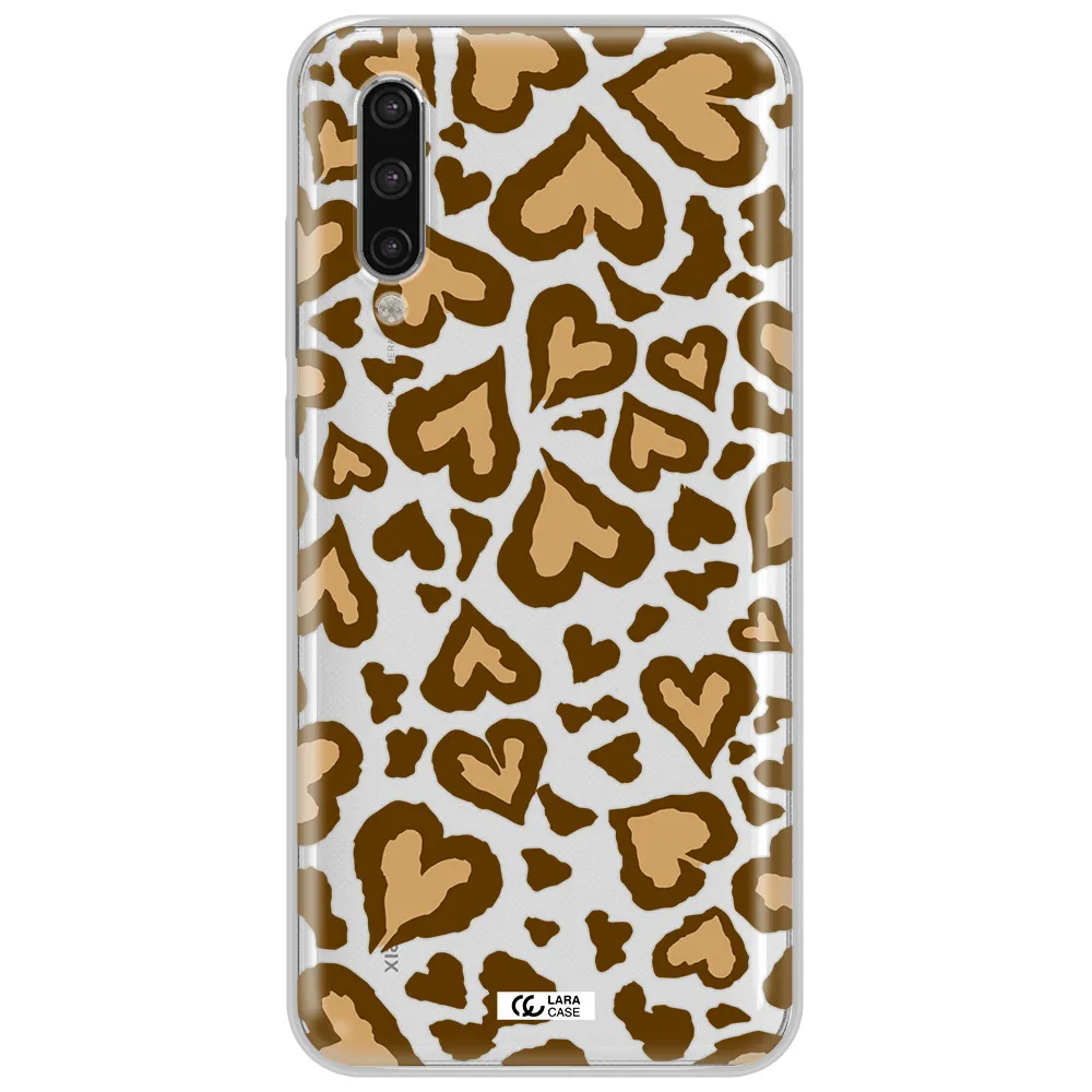 Heart Leopard Xiaomi Mi 9 Lite Clear Tpu Case