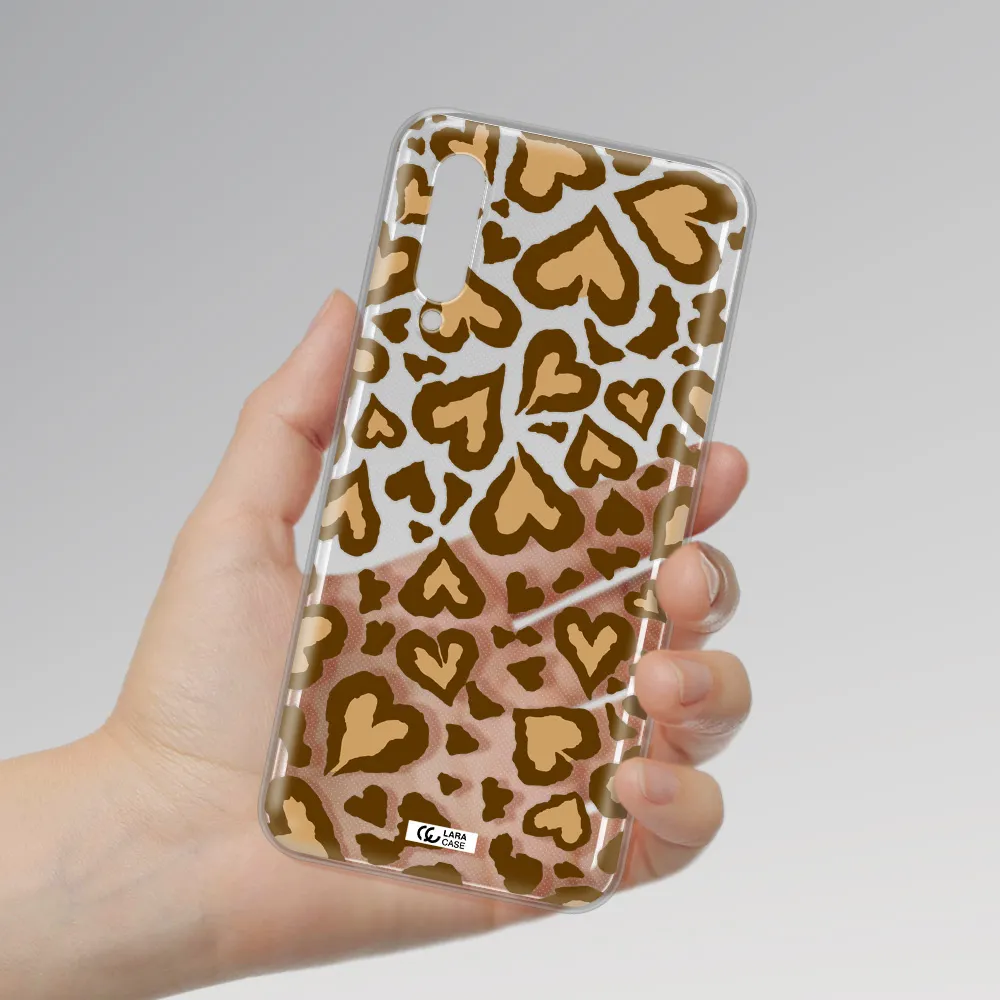 Heart Leopard Xiaomi Mi 9 Lite Clear Tpu Case
