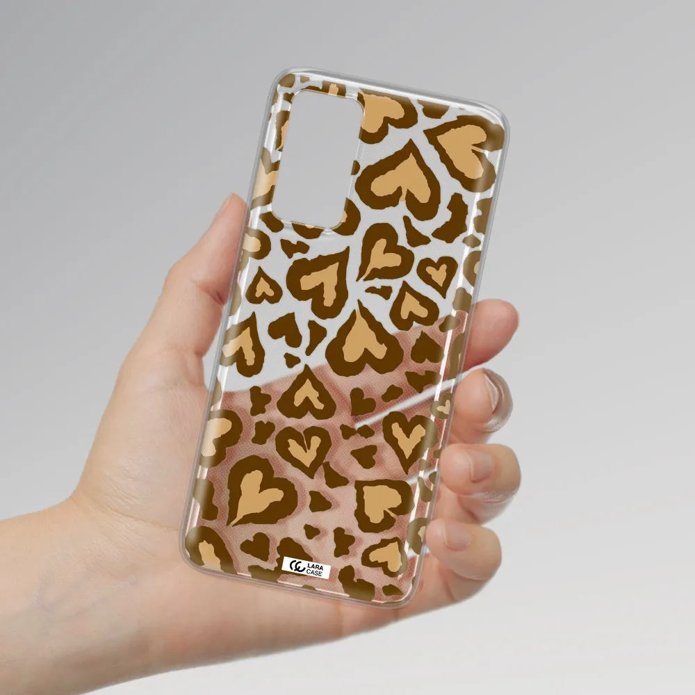 Heart Leopard Xiaomi Note 11 Pro Clear TPU Case