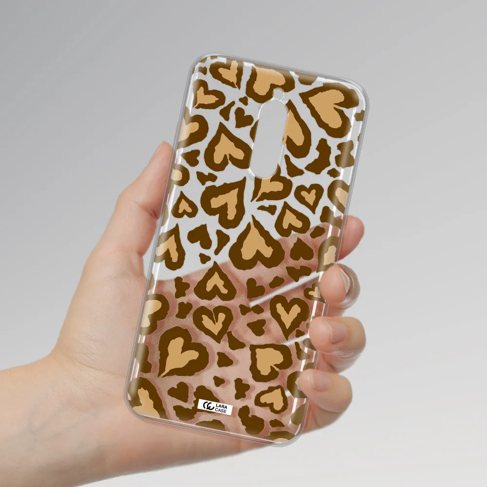 Heart Leopard Xiaomi Redmi 8 Clear Tpu Case
