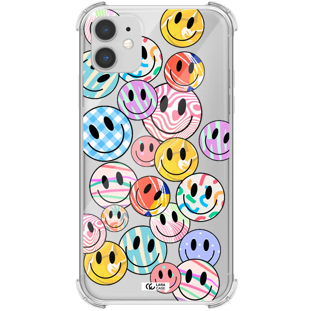 Colorful Smile Apple iPhone 11 Clear PC Case