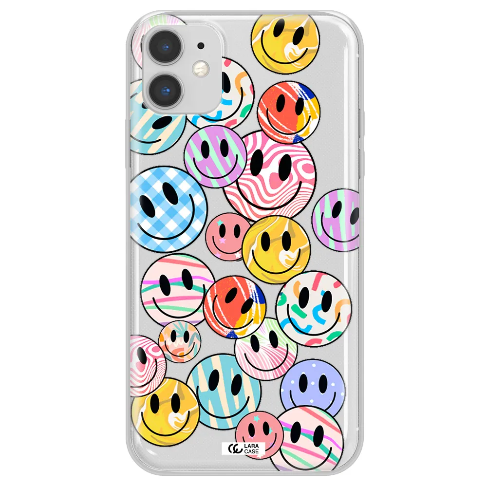 Colorful Smile Apple iPhone 11 Clear TPU Case