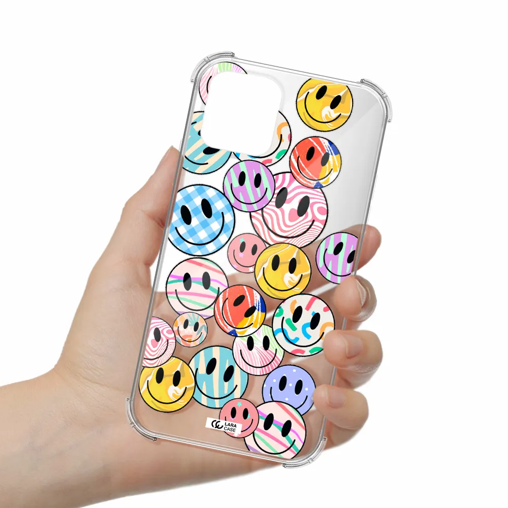 Colorful Smile Apple iPhone 11 pro Clear PC Case