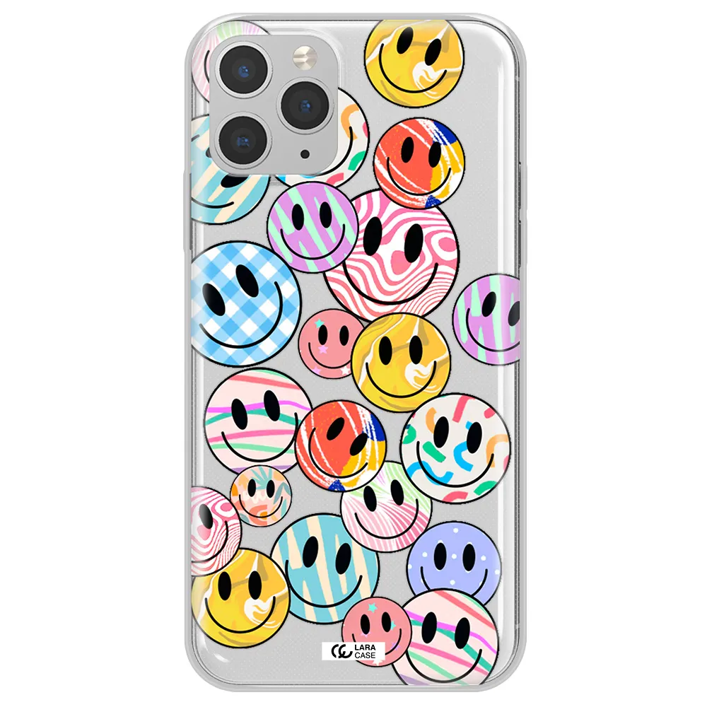 Colorful Smile Apple iPhone 11 pro Clear TPU Case