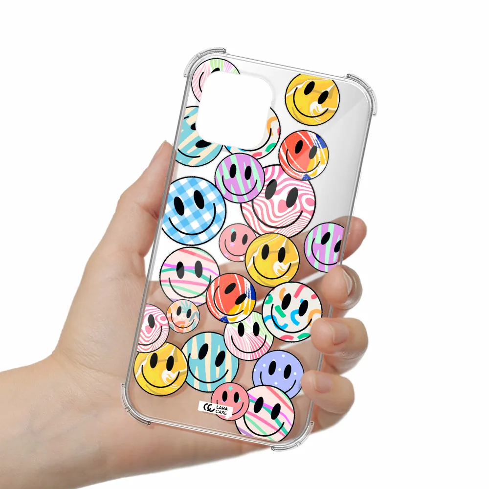 Colorful Smile Apple iPhone 12 Clear PC Case