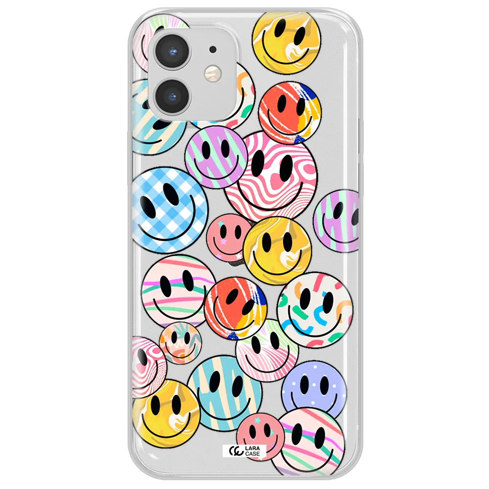 Colorful Smile Apple iPhone 12 mini Clear TPU Case