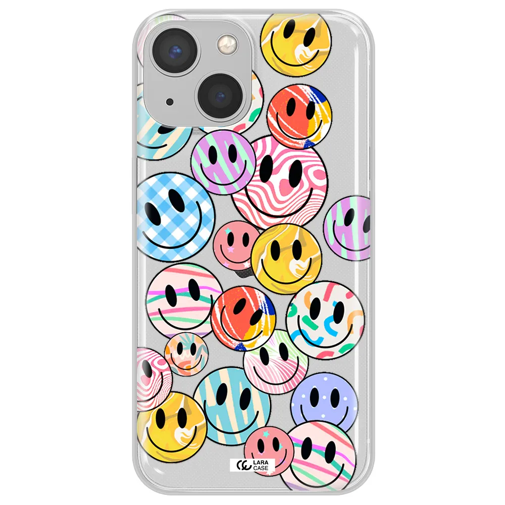 Colorful Smile Apple iPhone 13 Clear TPU Case