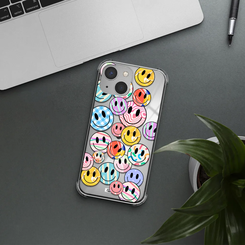 Colorful Smile Apple iPhone 13 mini Clear PC Case